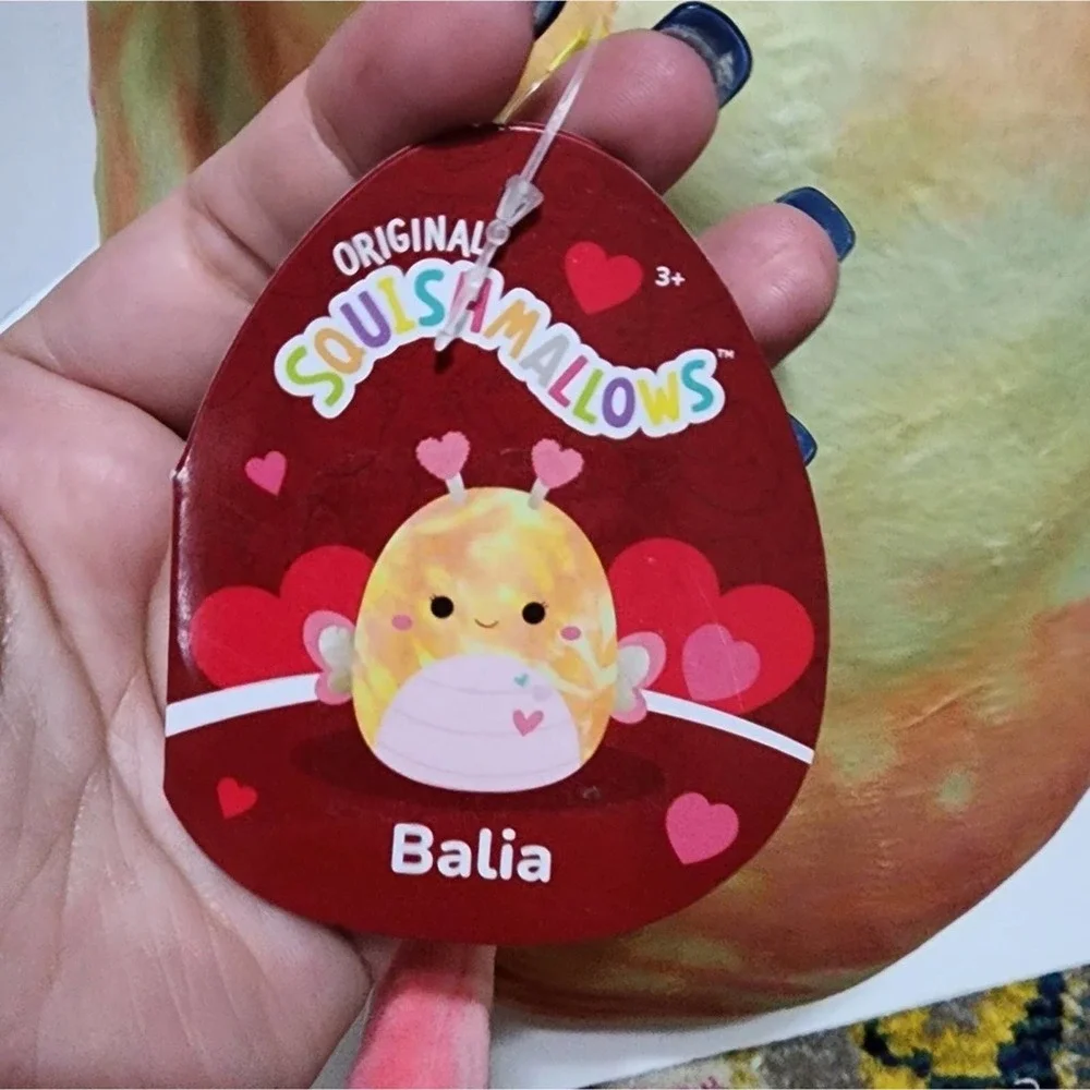 SQUISHMALLOWS Kellytoys Plush 16 Inch Balia the Butterfly Valentines Edition new